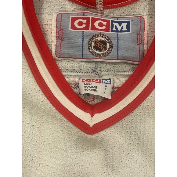 Vintage 1990's CCM Maska New York Rangers Brian Leetch #2 NHL Jersey Men's Small - Picture 8 of 9